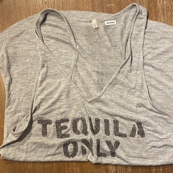 HAUTE HIPPIE
Tequila Only Beaded Racerback Tank - Picture 2 of 2